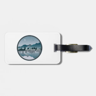 Flathead Lake Montana Reflektion Gepäckanhänger