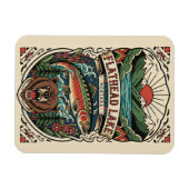 Flathead Lake Montana Reise Magnet (Horizontal)