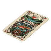 Flathead Lake Montana Reise Magnet (Linke Seite)