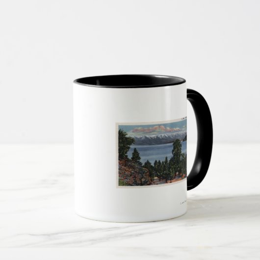 Flathead Lake, Montana Tasse (VorderseiteRechts)