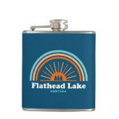 Flathead Lake Montanbow Flachmann (Vorderseite)