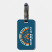 Flathead Lake Montanbow Gepäckanhänger (Rückseite vertikal)