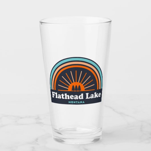 Flathead Lake Montanbow Glas (Vorderseite)