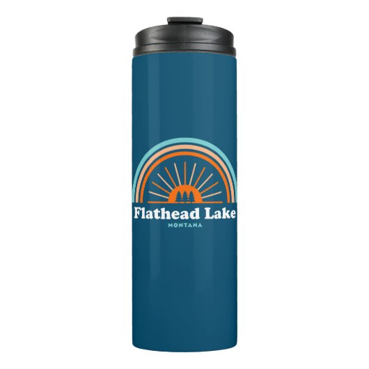 Flathead Lake Montanbow Thermosbecher (Vorderseite)