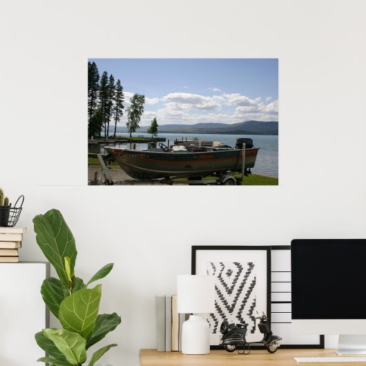 Flathead Lake Summer Poster (Heimbüro)