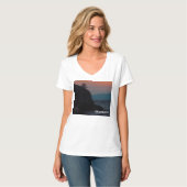 Flathead Lake Sunset im Shirt von Montana Ladie (Vorderseite Vollansicht)