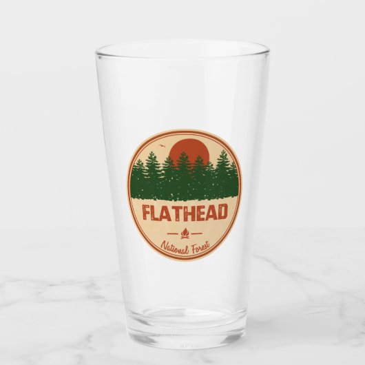 Flathead National Forest Glas (Vorderseite)