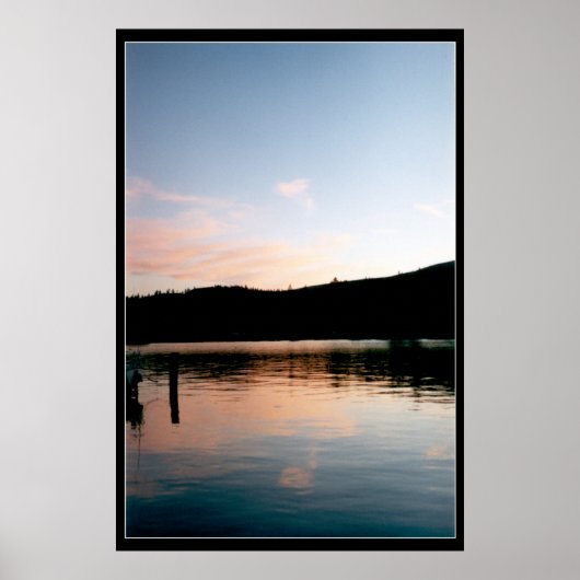 Flatheasee bei Sunset Poster (Vorne)