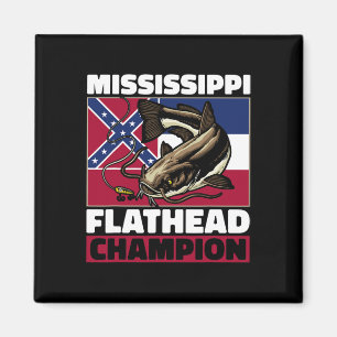 Flathee Catfish Jagd Catfish Vater Catfish Hu Magnet