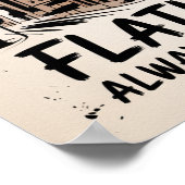 Flatiron Always Beautiful Tintenzeichnung Poster (Ecke)
