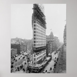 Flatiron Building, 1902. Vintage Foto Poster