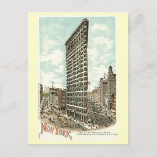Flatiron Building, New York City 1902 Vintage Postkarte