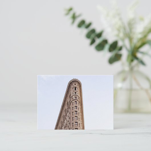 Flatiron building  visitenkarte (Stehend Vorderseite)