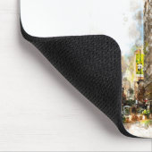 FlatIron Building Watercolor Mousepad (Ecke)
