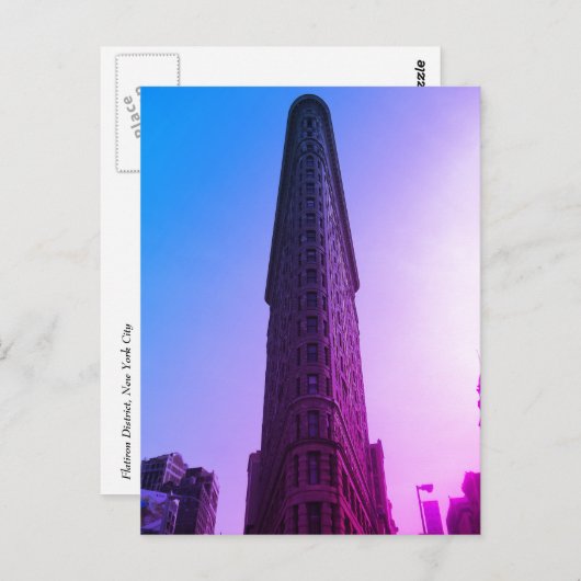 Flatiron District, New York, NY Postkarte (Vorne/Hinten)