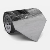 Flatiron Flats Eureka Grayscale Neck Tie Krawatte (Gerollt)