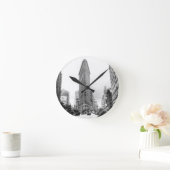 Flatiron Foto Clock Runde Wanduhr (Zuhause)