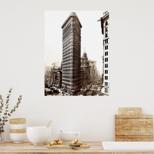 Flatiron Gebäude 1910 Poster (Küche)