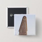 Flatiron-Gebäude Button (Vorne & Hinten)