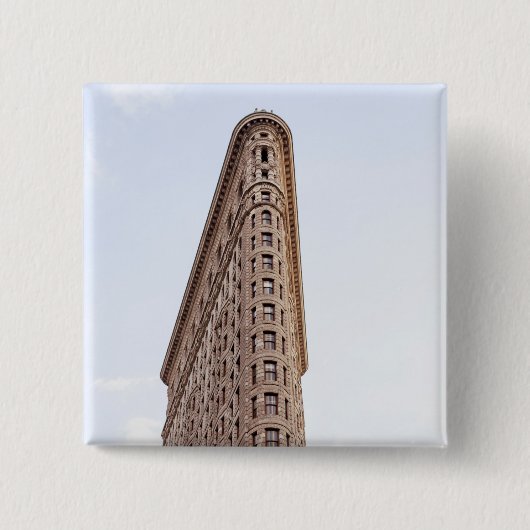 Flatiron-Gebäude Button (Vorderseite)
