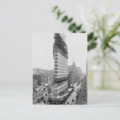 Flatiron Gebäude Construction, 1902 Postkarte (Stehend Vorderseite)