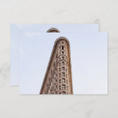 Flatiron-Gebäude Dankeskarte (Vorne/Hinten)