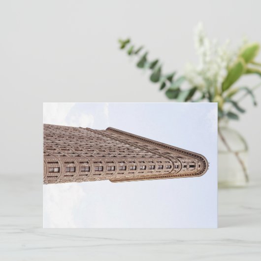 Flatiron-Gebäude Dankeskarte (Stehend Vorderseite)