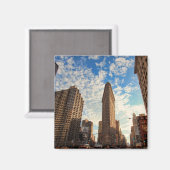 Flatiron-Gebäude des NYC, breiter Blick, wackelige Magnet (Vorderseite/Rückseite)