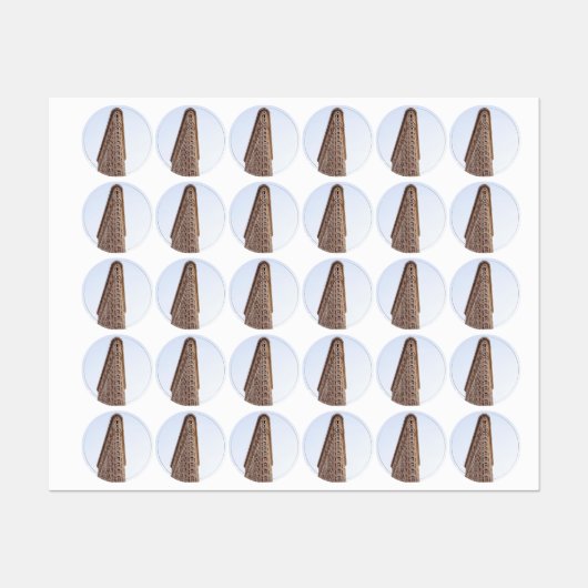 Flatiron-Gebäude Etiketten (Blatt)