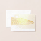 Flatiron-Gebäude Folienkarte (Rückseite mit Umschlag)