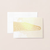 Flatiron-Gebäude Folienkarte (Vorderseite mit Umschlag)