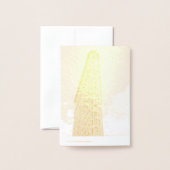 Flatiron-Gebäude Folienkarte (Rückseite mit Umschlag)