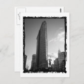 Flatiron Gebäude Foto Postkarte (Vorne/Hinten)