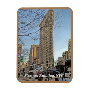 Flatiron Gebäude Iconic Wolkenkratzer New York Ci Magnet