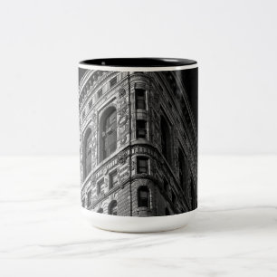 Flatiron Gebäude in Manhattan, NYC Zweifarbige Tasse