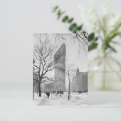 Flatiron Gebäude in Winter, 1902 Postkarte (Stehend Vorderseite)