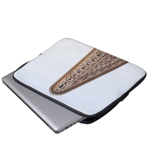 Flatiron-Gebäude Laptopschutzhülle (Vorne Knopf)
