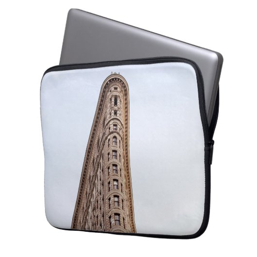 Flatiron-Gebäude Laptopschutzhülle (Vorderseite Links)