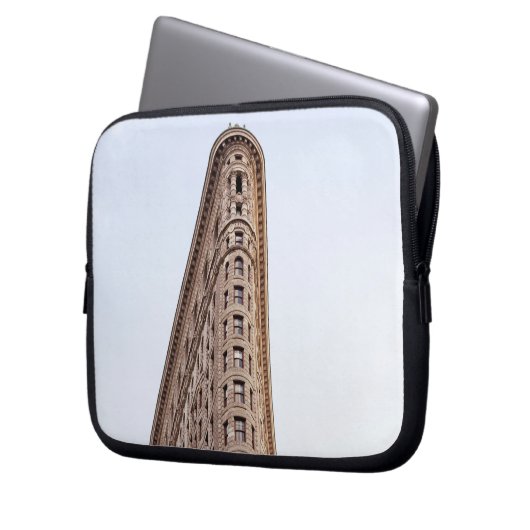 Flatiron-Gebäude Laptopschutzhülle (Vorderseite Links)