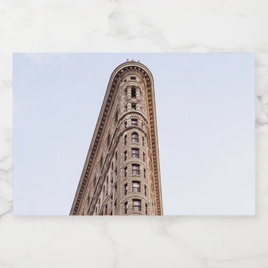 Flatiron-Gebäude Lebensmitteletikett (Einzelnes Label)