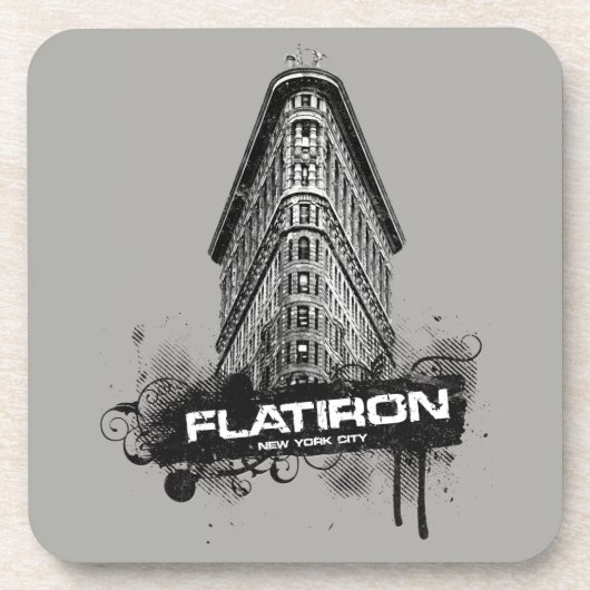 Flatiron Gebäude New York City Untersetzer Set (Vorderseite)