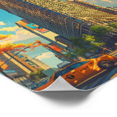 Flatiron Gebäude New York City USA Poster (Ecke)