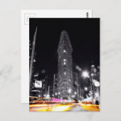 FlatIron Gebäude NYC Postkarte (Vorne/Hinten)