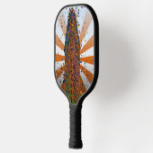 Flatiron Gebäude - Orange & White Rays Pickleball Schläger (Links)