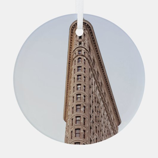 Flatiron-Gebäude Ornament Aus Glas (Rückseite)
