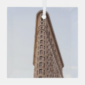 Flatiron-Gebäude Ornament Aus Glas (Rückseite)