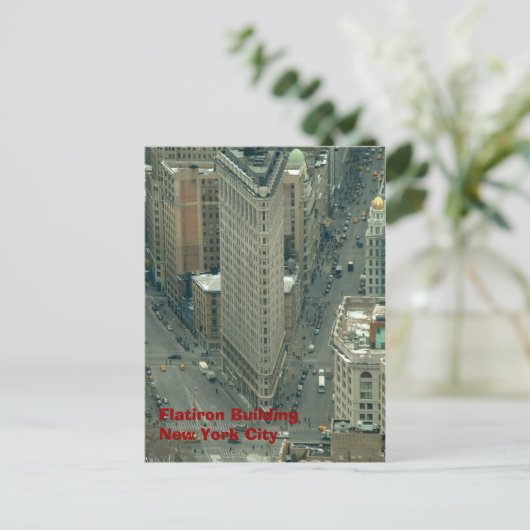 Flatiron-Gebäude Postkarte (Stehend Vorderseite)