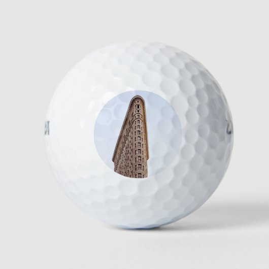 Flatiron-Gebäude-Postkarte Golfball (Vorderseite)