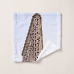 Flatiron-Gebäude-Postkarte Waschlappen