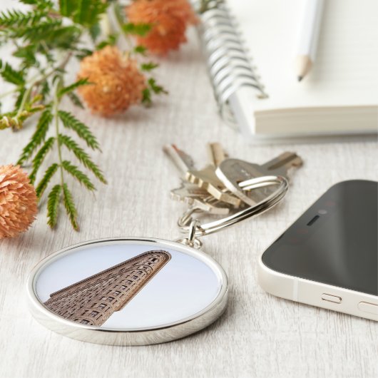 Flatiron-Gebäude Schlüsselanhänger (Seite)